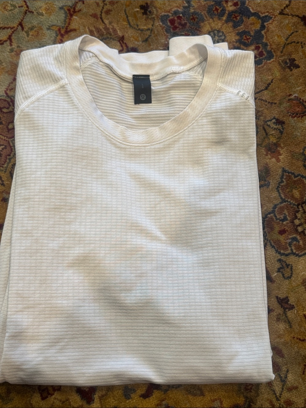 lululemon athletica White Short-Sleeve Crewneck Tee